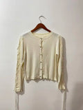 Last One Japan Liz Lisa Lace Knitted Long Sleeve Cardigan Sweater