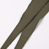 Vintage Army Green With Sleeve Dress