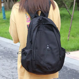 Pbong  Women's Backpacks Casual Lightweight Nylon Girls School Bag Fashion Women Travel Backpack Men's 15 inch Laptop Bags