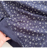 Pbong   Dark Blue Floral Dress Short Sexy Lace-up Bow Squared Collar Mini Dress Korean Chic Hot Girl Summer Beach Spaghetti Strap Dress