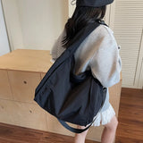 Pbong  Women's Fashion Large Canvas Shoulder Crossbody Bag for Woman Cloth Girl Messenger Bags Female Student Bookbag Handbags