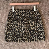 Pbong  Sexy Leopard Print Mini Skirts Women Vintage Temperament High Waisted Short Skirt Female Streetwear Y2K Club Hot Girl Skirts