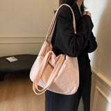 Canvas Women Shoulder Shopper Bag Japanese Female Student Book Tote Bags Large Fashion Cotton Cloth Woman Handbags