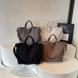 Pbong  Women Shoulder Crossbody Bag Japanese Large Canvas Messenger Bags for Student Cross Book Bags Nylon Female Handbag Satchels