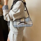 Pbong  Large Capacity Tote Bag Commuter Bag Women's Simple Underarm Bag Autumn Winter New Style City Minimalist PU Bucket Shape Magn...