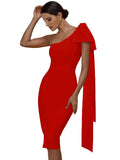 Bandage Dress New Women's Black Bodycon Dress Elegant Sexy Evening Club Party Dress High Quality Summer Fashion