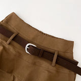 Tiered Ruffle Mini Skort with Belt Built-in Shorts High Waist A-line Short Skirts Women Teen-girl Summer Y2K Beach Vacation