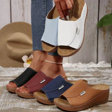 Pbong  Fashion Slippers Women Non-Slip Summer Shoes for Women Wedges Sandals Party Casual Slippers Female Footwear Slides Women
