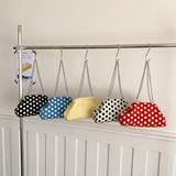 Women Polka Dot Soft Fabric Cloud Shoulder Bag Chain Crossbody Bags New Trend Casual Daily Fashion Handbags and Purses