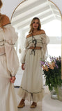 Lantern Sleeve Chiffon Top And A-line Long Skirt Vacation Women Sets 2025 Spring Summer New Ruffle Tee Skirt Summer 2 Piece Set