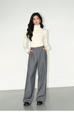 Multicolor Office High-waisted Wide-leg Suit Pants Women's 2025 Autumn Loose and Drape Casual Straight Mopping Trousers
