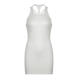 Elegant Backless Sleeveless Bandage Dress