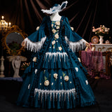 Rococo Baroque Historical Period Dress Pink Marie Antoinette Dresses 18th Century Ball Gown for Women