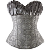 Sexy Lace Up Boned Gothic Corset Plus Size Body Shaper Clothing Women Steampunk Shapewear Bodysuit Waist Trainer Clothes Corsets