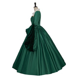 Pbong  Tudor-style green ball gown (Halloween)