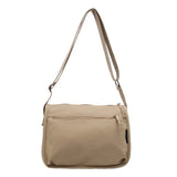 Pbong  Street Style Large Capacity Multi-Layer Crossbody Shoulder Bag Small Square Bag for Commuting Casual Simple Fashion Trendy Bag