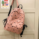Pbong  Girl School Bag Backpack Back Pack For Teenager Women Children Female Pink Schoolbag Primary High Bagpack Class Teens Child Kids