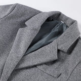 Solid Warm Elegant Women Coat Turn-down Collar Long Sleeve Jacket Casual Winter Autumn Long Outerwears Lady Fashion Loose Coats