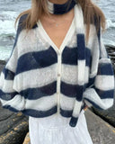 vintage Harajuku aesthetic women's pullover sweater autumn and winter versatile Punk fashion casual streetwear Slim thin sweater