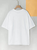 Women'S T-Shirt Black White Gray Cherry Print Cotton T-Shirt Round Neck Loose And Breathable Short Sleeved Simple Casual Top