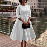 Pbong  Fashionable Elegant Women's Clothing Dress Suitable For Bridesmaid Party Dress High Waist Design Various Sizes Available
