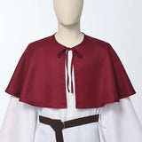 Pbong  Unisex Medieval Short Cape Cloak
