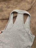 Pbong  Korean Vest Women's Clothing Single-breasted Slim Fit Tees Folds Sleeveless Square Collar Camis Backless Chic Sexy Summer Tanks