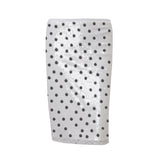 Polk Dot Printed Elegant Low Waist Straight Midi Skirt Y2K Summer Fashion Holiday French New All-Match Women Vestidos