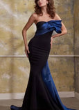 Pbong  High Quality Sleeveless Floor Length Pleat Mermaid Wedding Party Dress Vestidos Elegantes Para Mujer Para Una Boda