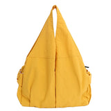 Japan Kpop Canvas Ladies Shoulder Bags High Quality Women's Handbag Large Eco Tote Shopper Bag Designer Shoppers Ladies Hand Bag