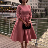 Pbong  Fashionable Elegant Women's Clothing Dress Suitable For Bridesmaid Party Dress High Waist Design Various Sizes Available