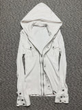 Lunivop  Women's Winter Jacket White Style Hoodie  Zip-Up Casual Coat Vintage Harajuku Gothic High Street Punk Aesthetics American Style
