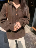 Comfortable Solid Color Polyester Pullover Sweater - Women's Casual Long Sleeve Hoodie with Drawstring, Regular Sleeve, Oversized Style, 100% Polyester, No Belt