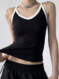 Contrast Trim Cami Top