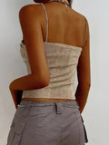 Women'S Sexy Off-Shoulder Top, 95% Polyester 5% Elastane, Knit Fabric, Medium Stretch, Solid Color, All-Season, Short Length, Contrast Lace Detail, Slim-Fit Halter Pullovers