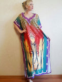 Pbong mid size graduation outfit romantic style teen swag clean girl ideas 90s latina aestheticMoroccan Kaftan Bohemian Printed Summer Dress Long Tunic Women Plus Size Beach Wear Swim Suit Cover Up Robe de plage