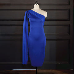 Pbong mid size graduation outfit romantic style teen swag clean girl ideas 90s latina aestheticWomen Party Dress Blue Elegant Celebrity Sexy One Shoulder Ruched Ribbon Bodycon Plus Size Red Dinner Date Out Night Dresses XL
