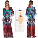 Pbong mid size graduation outfit romantic style teen swag clean girl ideas 90s latina aestheticMoroccan Kaftan Bohemian Printed Summer Dress Long Tunic Women Plus Size Beach Wear Swim Suit Cover Up Robe de plage