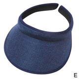 New Hat Women Summer Sun Visor Hat Women Girls Anti-UV Elastic Hollow Top Hat Outdoor Sun Hat Summer Hat Visor Caps For Ladies