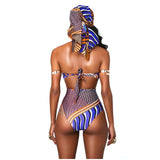 Pbong mid size graduation outfit romantic style teen swag clean girl ideas 90s latina aestheticSummer Sexy Bikini Set Bathing Suit Women Bikinis Bandeau Print Striped Push Up High Waist Swim Wear Swimsuit Biquini