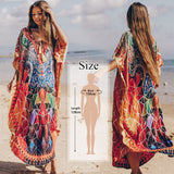 Pbong mid size graduation outfit romantic style teen swag clean girl ideas 90s latina aestheticMoroccan Kaftan Bohemian Printed Summer Dress Long Tunic Women Plus Size Beach Wear Swim Suit Cover Up Robe de plage