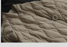 Winter New Arrivals Women's Cotton Coats Diamond Lattice Block Big Size Female Long Parkas Loose Lady Overcoats Clothes