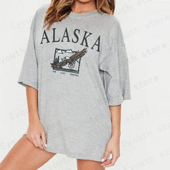 Spring Women Sweatshirts Vintage Streetwear Letter Printed Hoodies Women Back To The Basics Loose Sweatshirt with Fleece