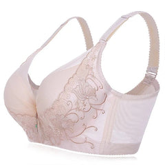 Women Bras Embroidered Plus Size Thin Women Adjustable Bra Comfortable Breathable Full Cup Underwear Lace Breast Women Bra