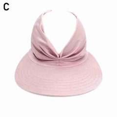 New Hat Women Summer Sun Visor Hat Women Girls Anti-UV Elastic Hollow Top Hat Outdoor Sun Hat Summer Hat Visor Caps For Ladies