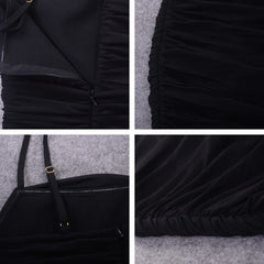 Pbong mid size graduation outfit romantic style teen swag clean girl ideas 90s latina aesthetic Summer New Arrival Sexy Long Bodycon HL Bandage Dresses Women Spaghetti Straps Organza Mesh Maxi Dress Party Club