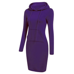 New Hoodie Women Dress Casual Hooded Pocket Long Sleeve Pullover  Sweatshirts Womens Fashion Hooded Autumn Winter Dropshipping