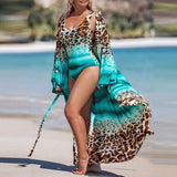 Sexy Leopard Print Swimsuit Swimwear Summer Women Cover-Up Bikini Swimwear Brazilian Bodysuit Monokini Beach Wear