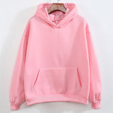 Oversized Sweatshirts Women Pink Womens Sweatshirt with A Hood Hoodies Ladies Long Sleeve Casual Warm Hoodie Pullover Clothes