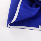 Women Dresses Bodycon Party Sexy One Shoulder Bowtie Blue Yellow Patchwork Irregular Sheath Event Lady African Autumn Night Out  Pbong mid size graduation outfit romantic style teen swag clean girl ideas 90s latina aesthetic